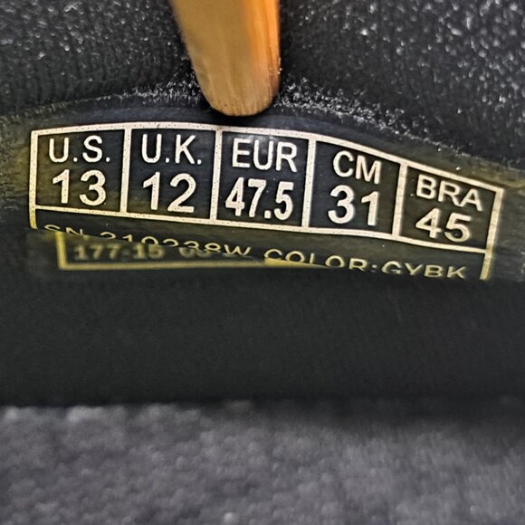 Skechers Mens Delson 3.0 - Cicada Knitted Bungee Lace Slip On - Size 13 - Picture 14 of 14